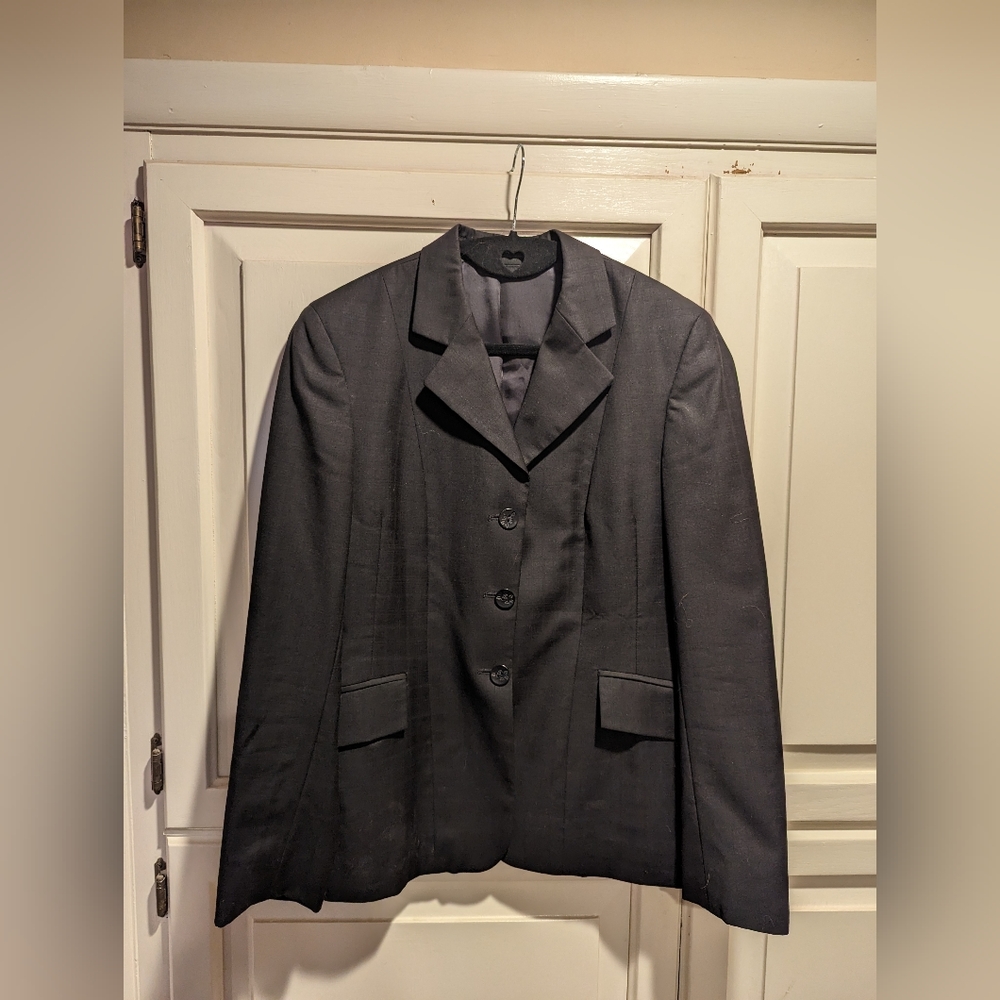 RJ Classics diamond collection show jacket hunt coat - black windowpane - 4S